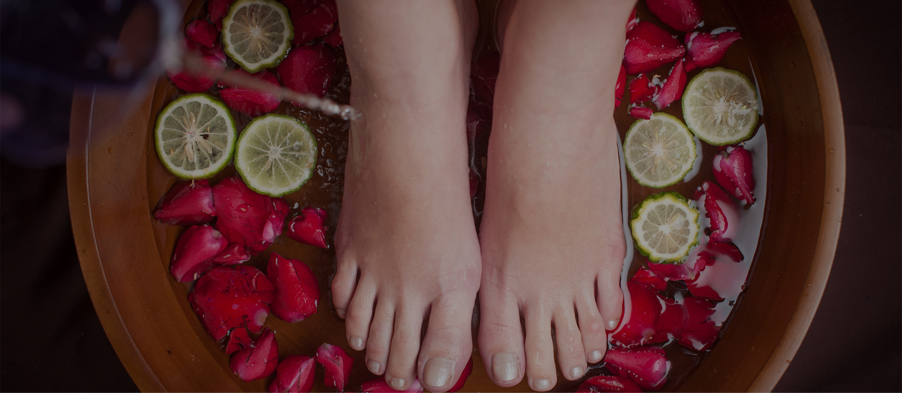 Foot Salt Scrub with Foot Massage